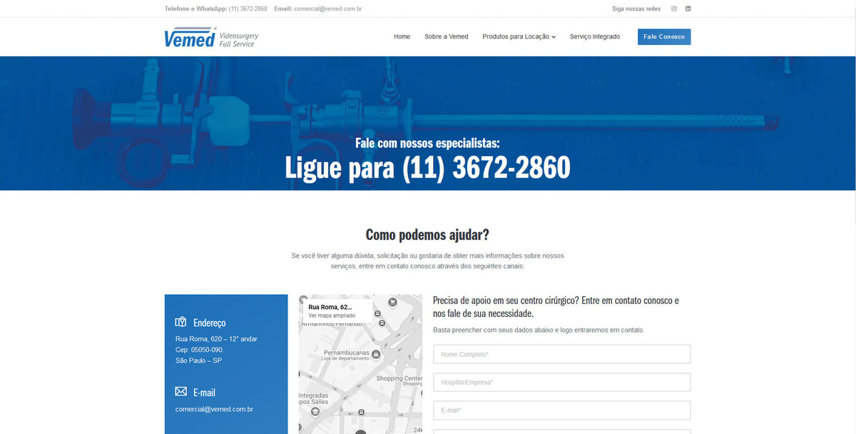 Site para Médicos Vemed