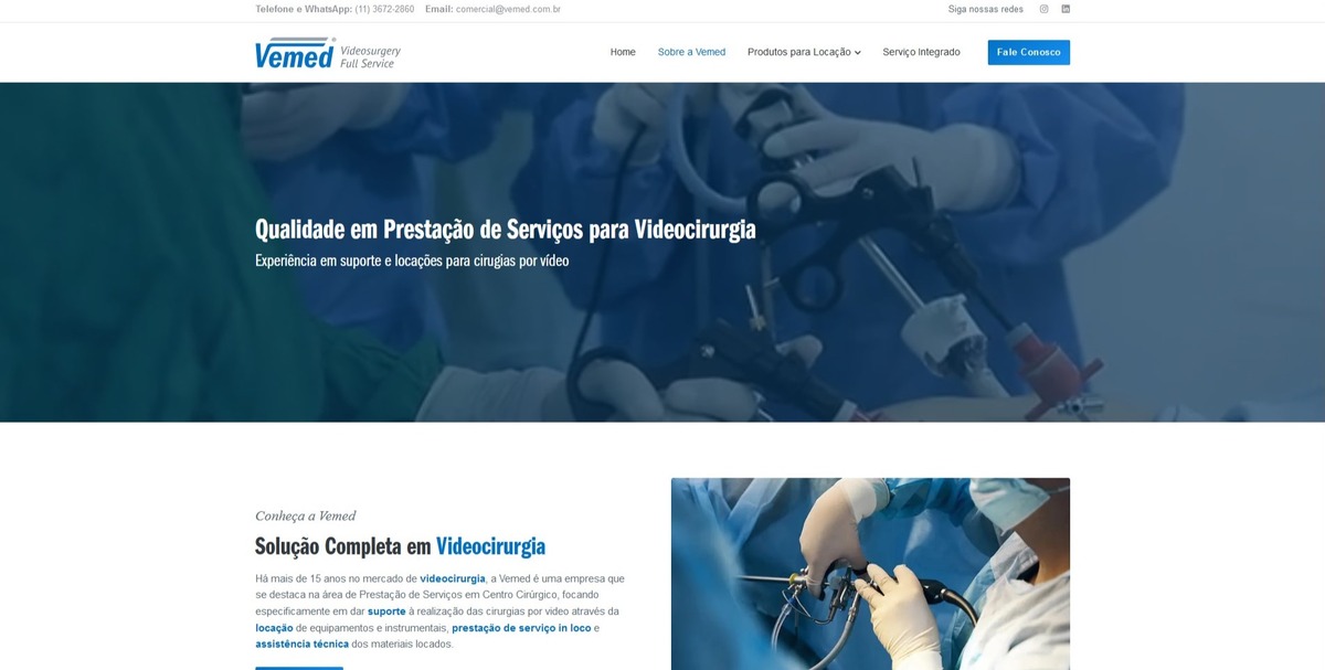 Site para Médicos Vemed