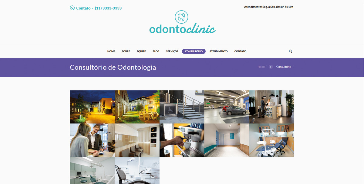 Site para Médicos Odonto Clinic